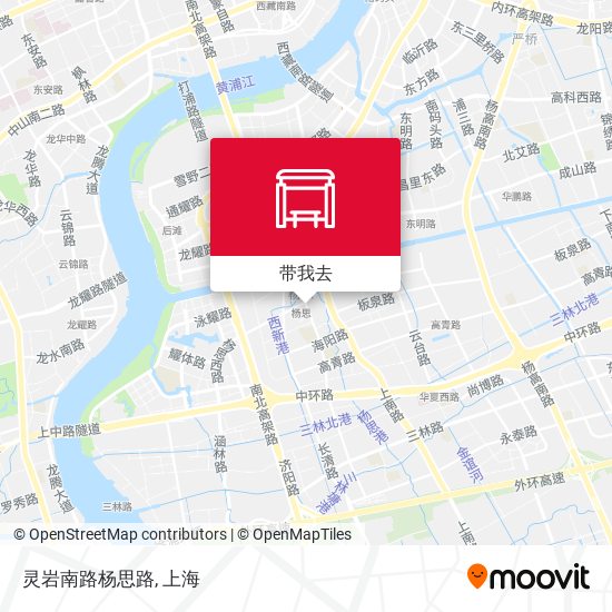 灵岩南路杨思路地图