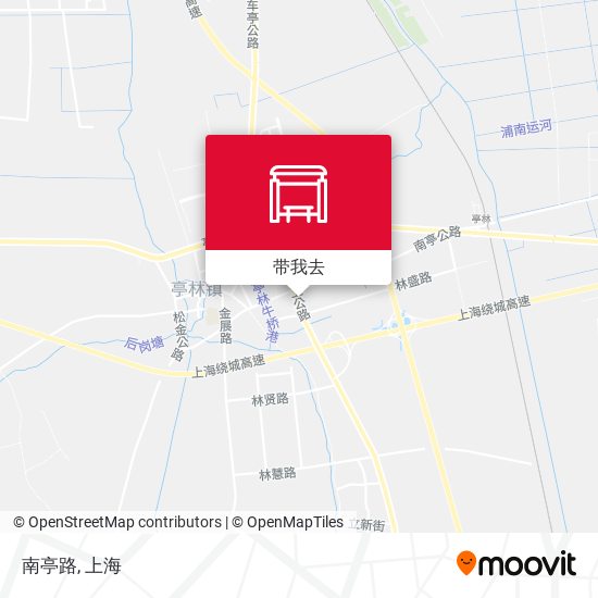 南亭路地图