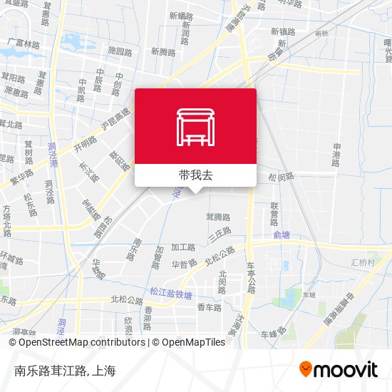 南乐路茸江路地图