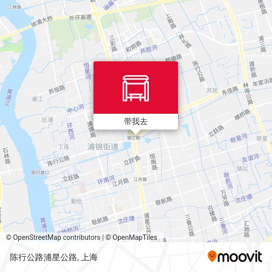 陈行公路浦星公路地图