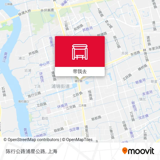 陈行公路浦星公路地图
