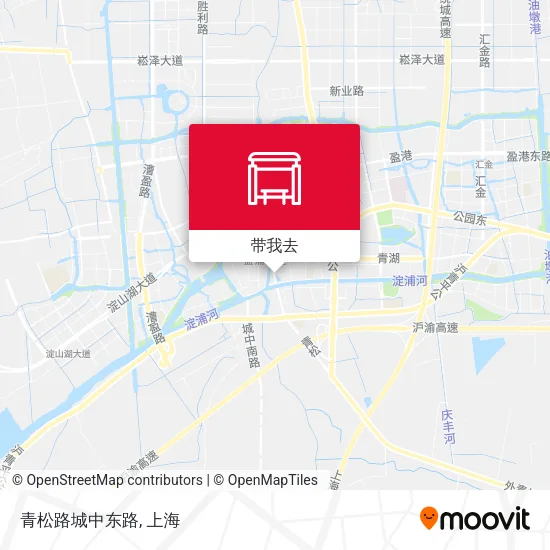 青松路城中东路地图