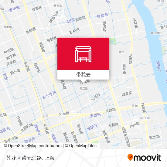 莲花南路元江路地图