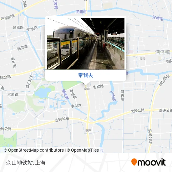 佘山地铁站地图