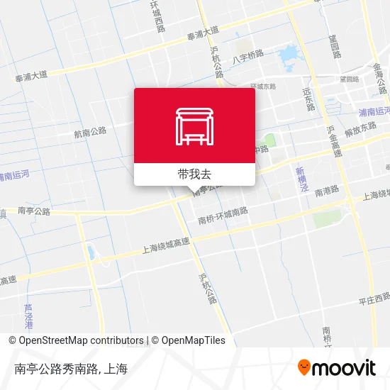 南亭公路秀南路地图