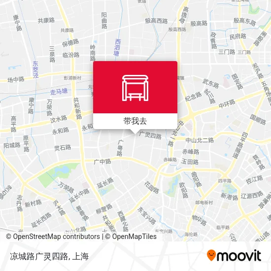 凉城路广灵四路地图