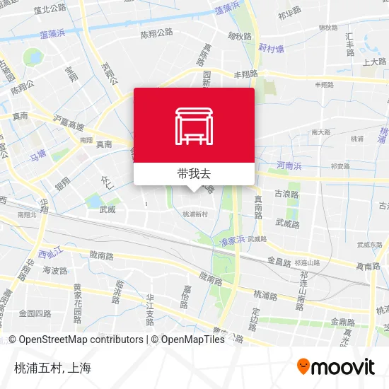 桃浦五村地图