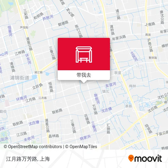 江月路万芳路地图