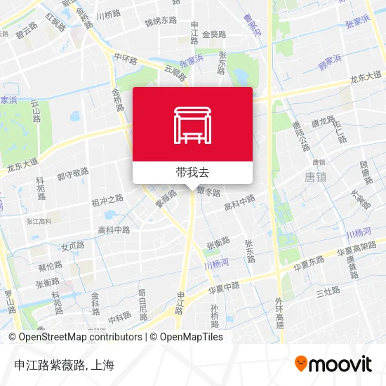 申江路紫薇路地图