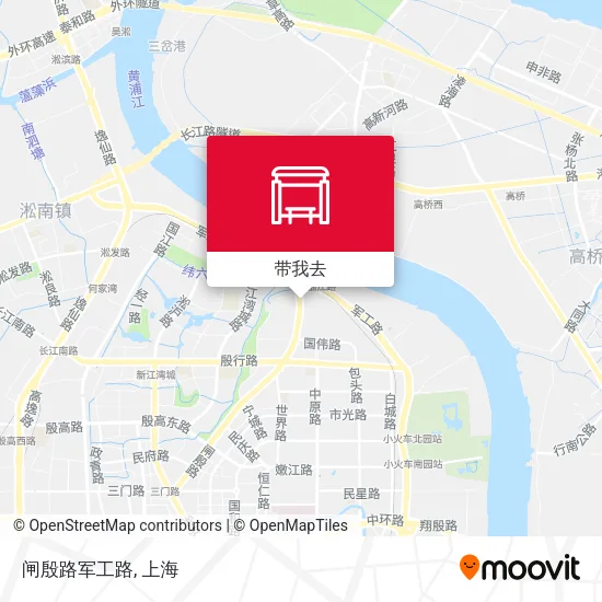 闸殷路军工路地图