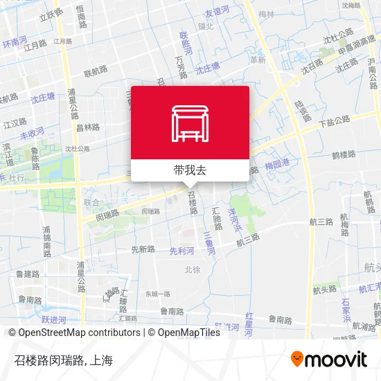 召楼路闵瑞路地图