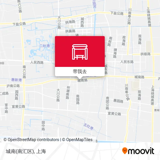 城南(南汇区)地图