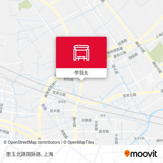 墨玉北路国际路地图