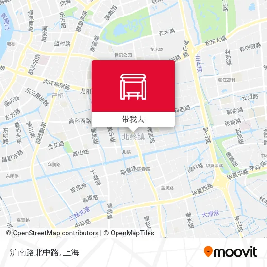 沪南路北中路地图