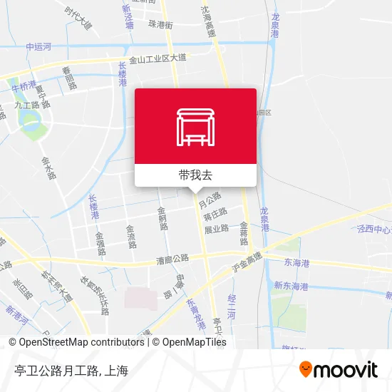 亭卫公路月工路地图