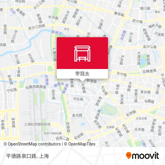 平塘路泉口路地图