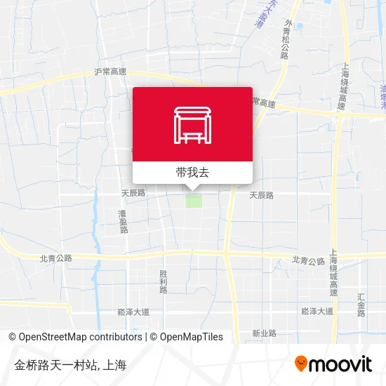 金桥路天一村站地图