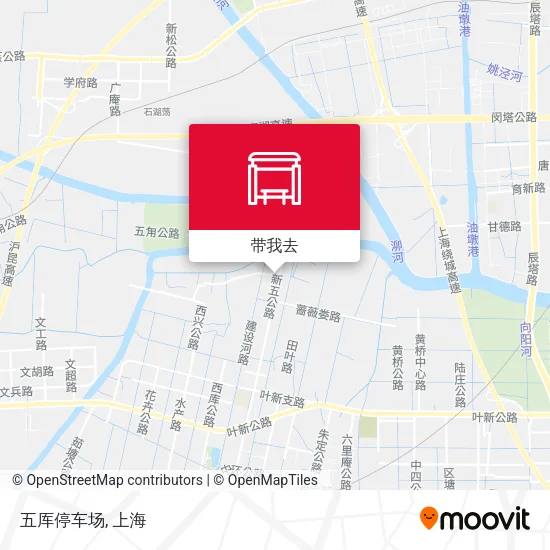 五厍停车场地图