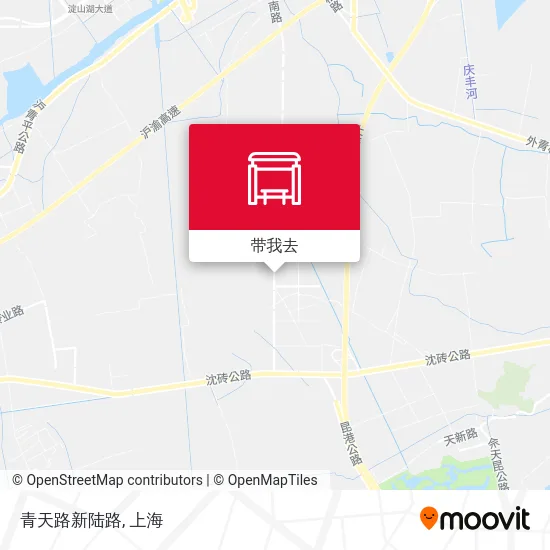 青天路新陆路地图