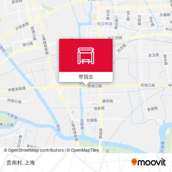 贵南村地图