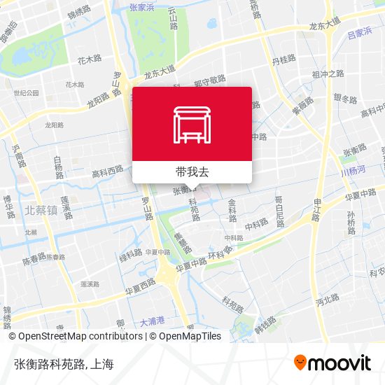 张衡路科苑路地图