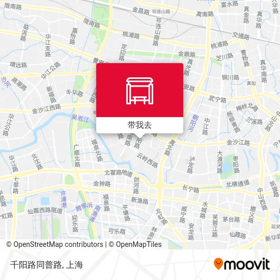 千阳路同普路地图