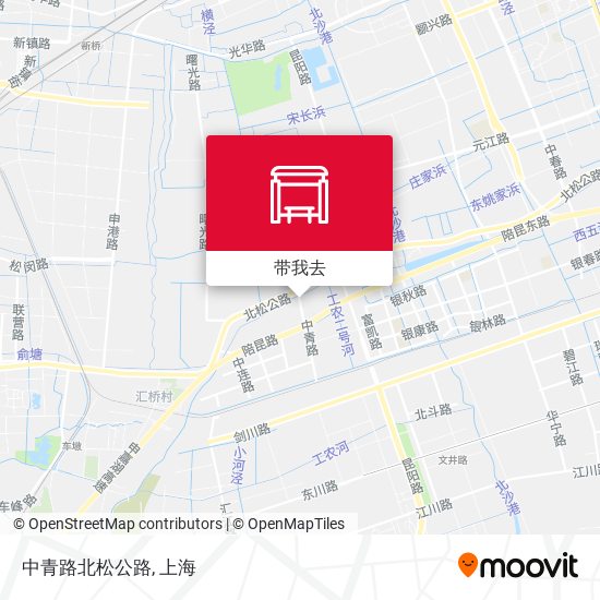 中青路北松公路地图