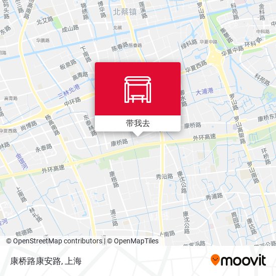 康桥路康安路地图