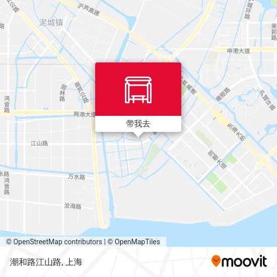 潮和路江山路地图