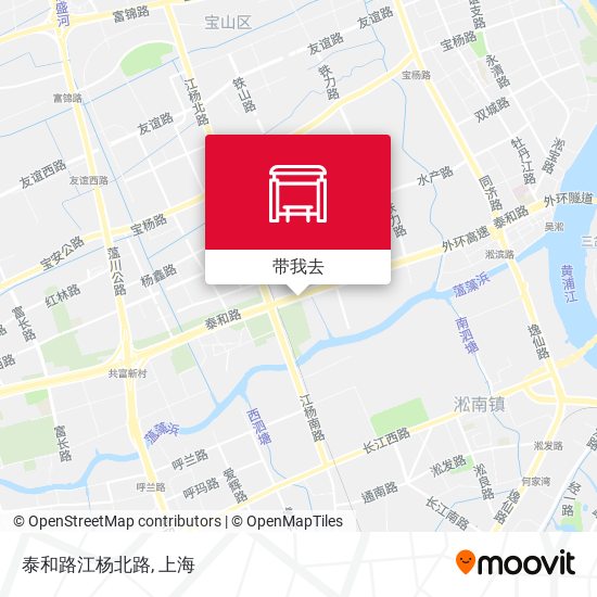 泰和路江杨北路地图
