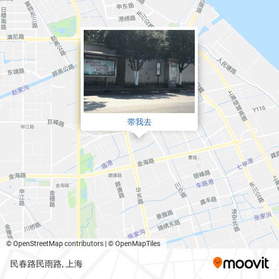 民春路民雨路地图
