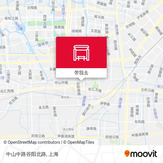 中山中路谷阳北路地图