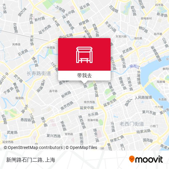 新闸路石门二路地图
