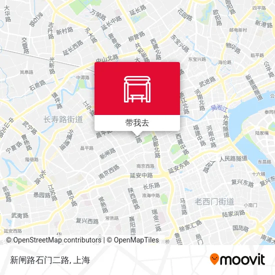 新闸路石门二路地图