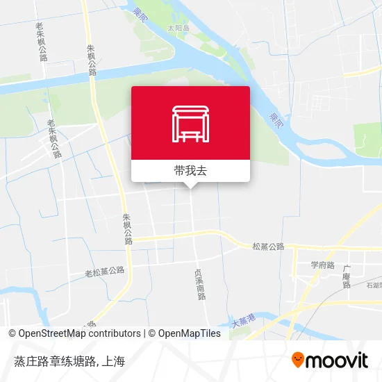 蒸庄路章练塘路地图