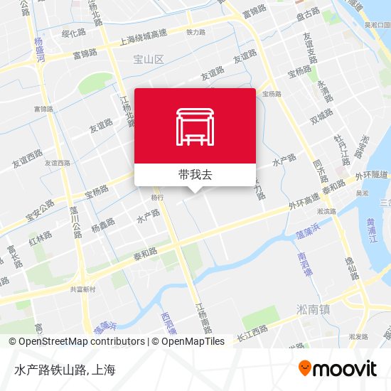 水产路铁山路地图