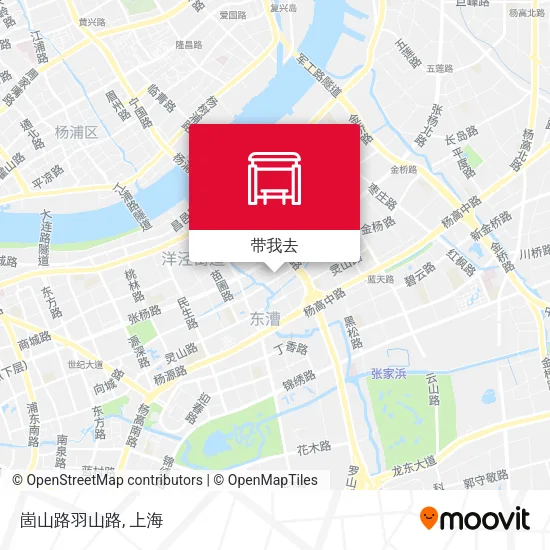 崮山路羽山路地图