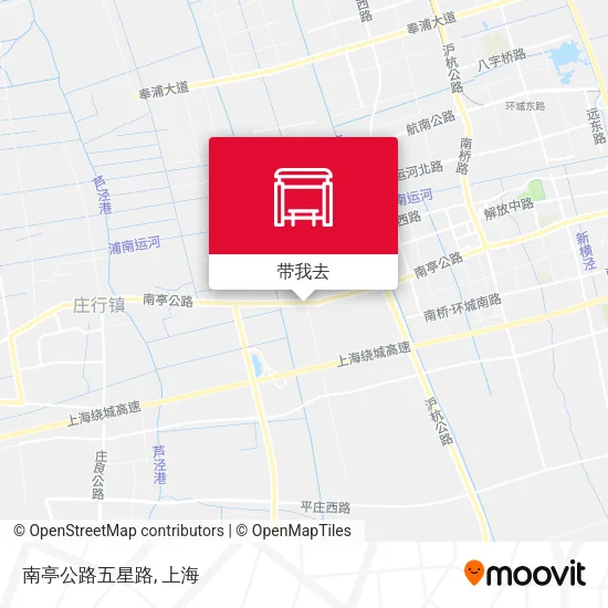 南亭公路五星路地图
