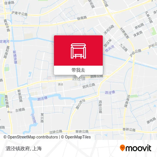 泗泾镇政府地图