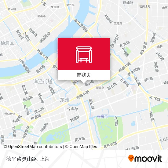 德平路灵山路地图