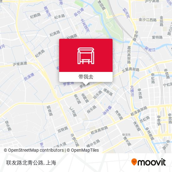 联友路北青公路地图
