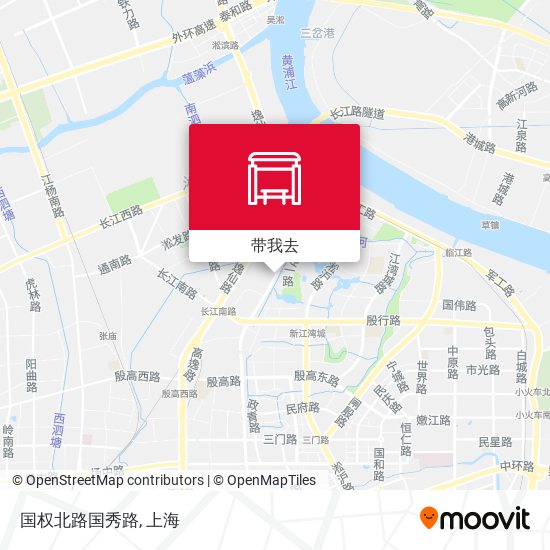 国权北路国秀路地图