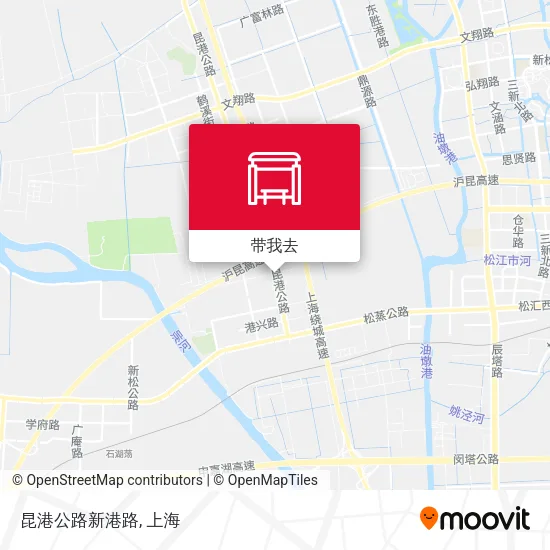 昆港公路新港路地图