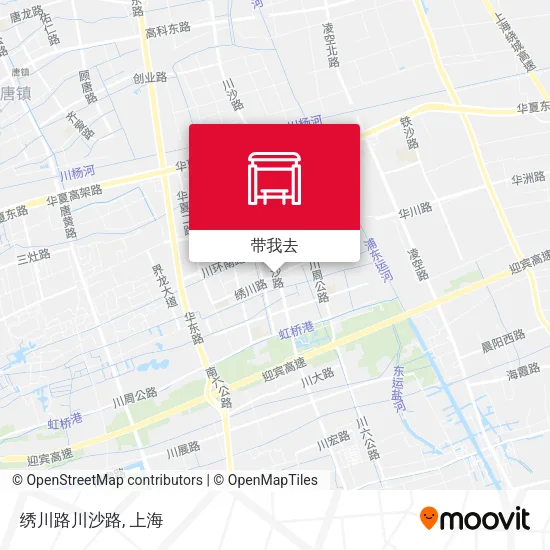 绣川路川沙路地图