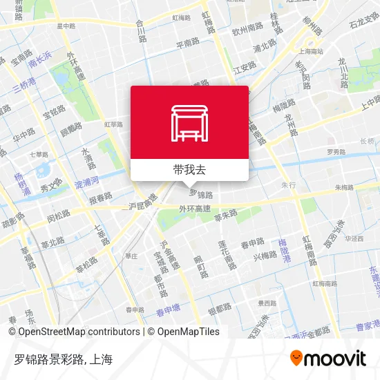 罗锦路景彩路地图