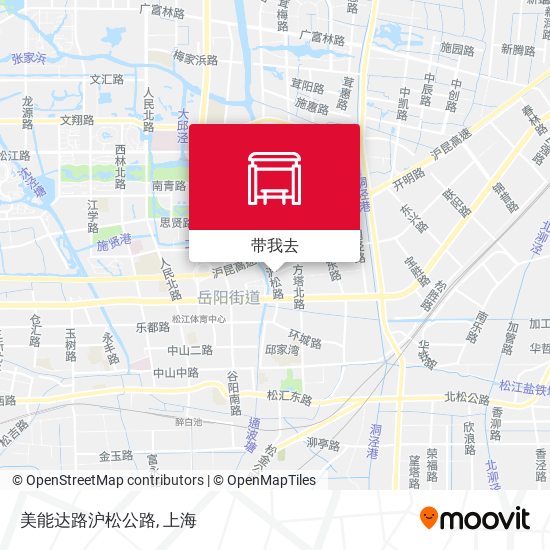 美能达路沪松公路地图