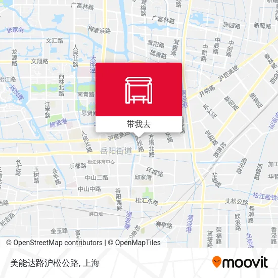 美能达路沪松公路地图