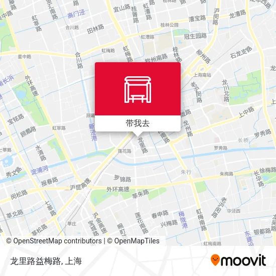 龙里路益梅路地图