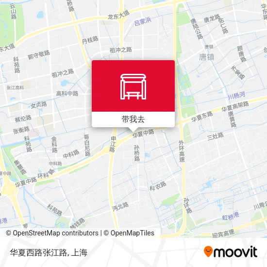 华夏西路张江路地图