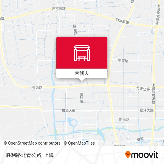 胜利路北青公路地图